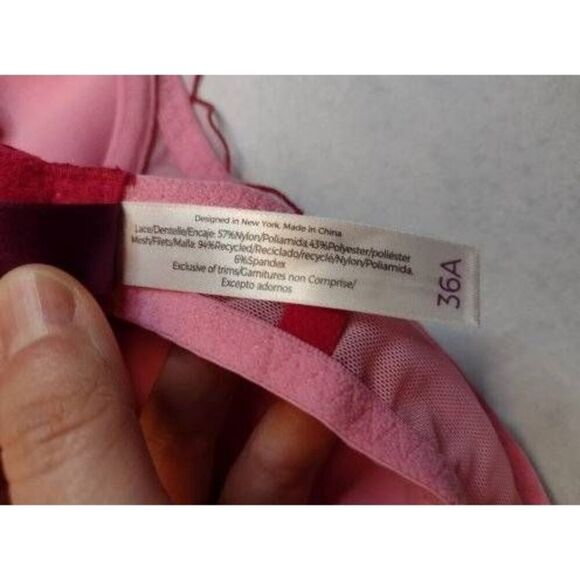 Adore Me Women's Bettie Contour Balconette Bra Pink 36A - Picture 4 of 5